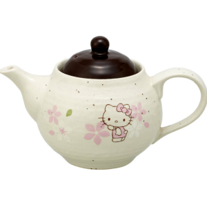 Mino Ware - Tea Pot - Hello Kitty with Cherry Blossom design