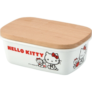 Storage Container - Enamel with Hello Kitty and Tiny Chum design