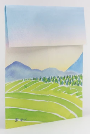 Mt Fuji Watercolour Aluminium Bag 150x230mm - Image 5