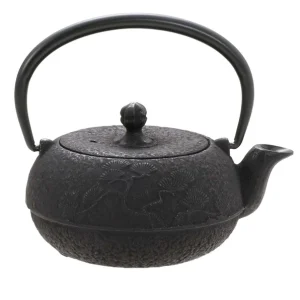 Nambu Tekki  Japanese Teapot Black Enamel