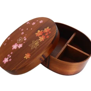 Bento Box Wooden Cherry